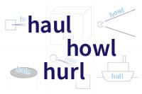 haul・howl・hurlのサムネイル